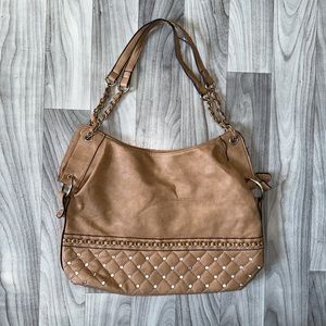 Sears Tan Shoulder Purse